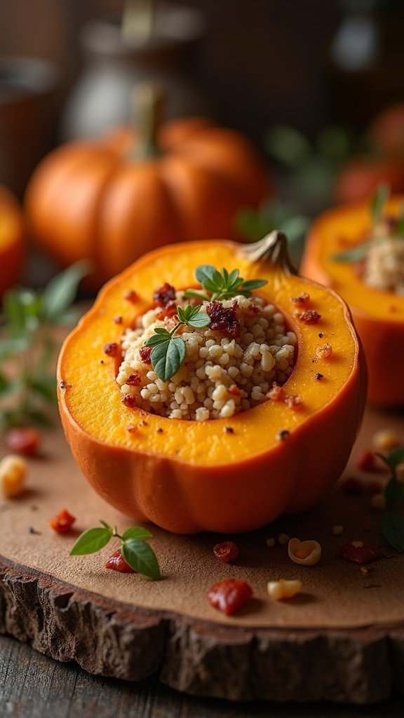 Thanksgiving Stuffed Butternut Delight