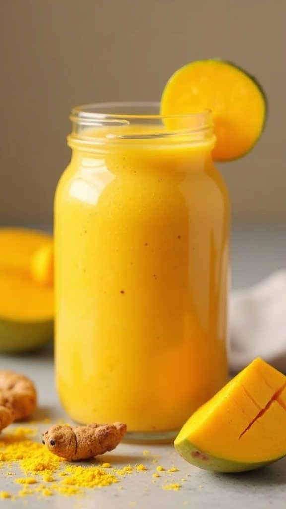 Anti-Inflammatory Turmeric Mango Smoothie