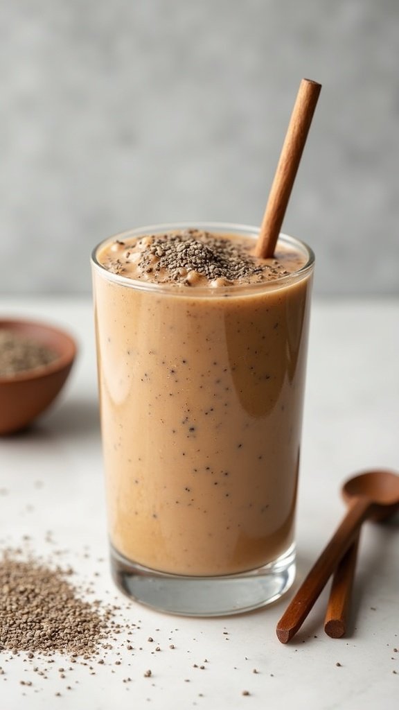 Vegan Chia Seed Protein Smoothie