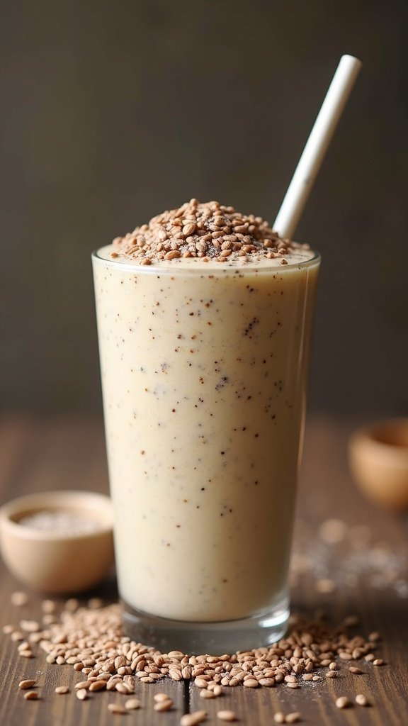 Vegan Chia Seed Protein Smoothie