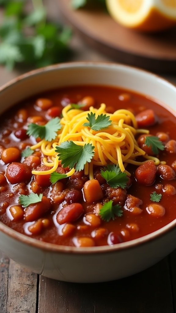 Vegan Chili: Slow Cooker Style