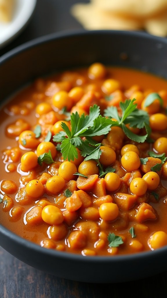 Vegan Crockpot Lentil Curry Feast