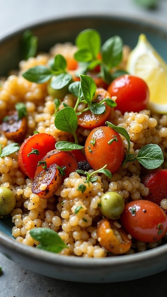 Roasted Vegetable Quinoa Bowl Recipe