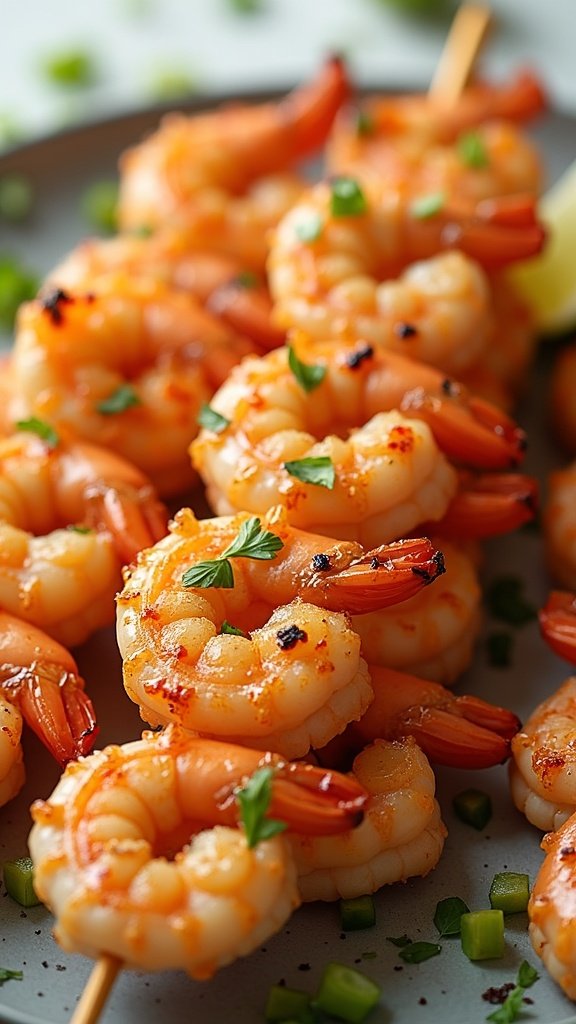 Zesty Lime Shrimp Skewers