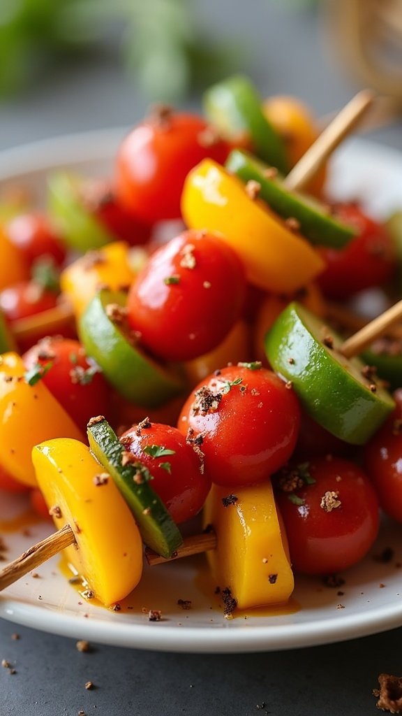 Zesty Veggie Skewers for Parties