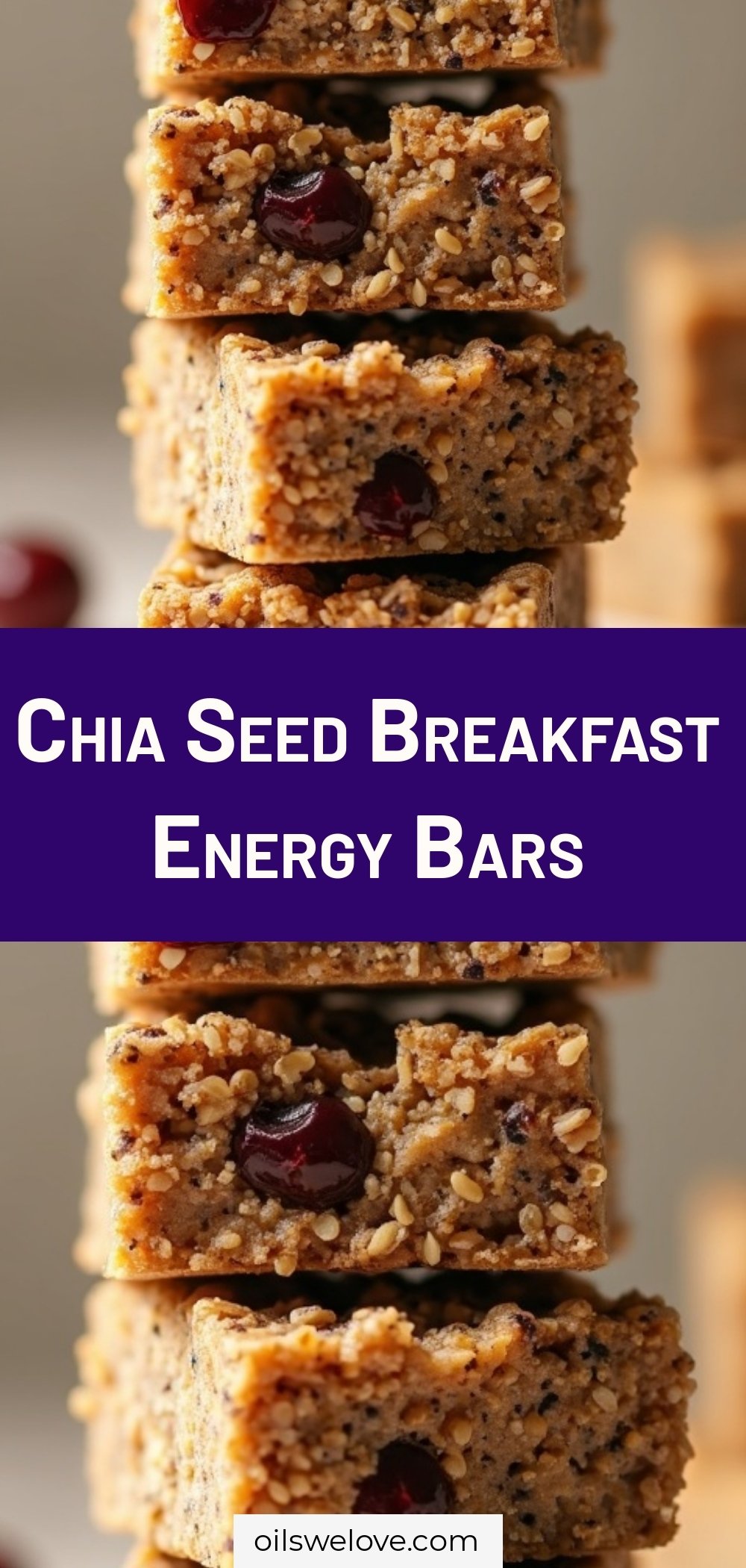 Chia Seed Breakfast Energy Bars