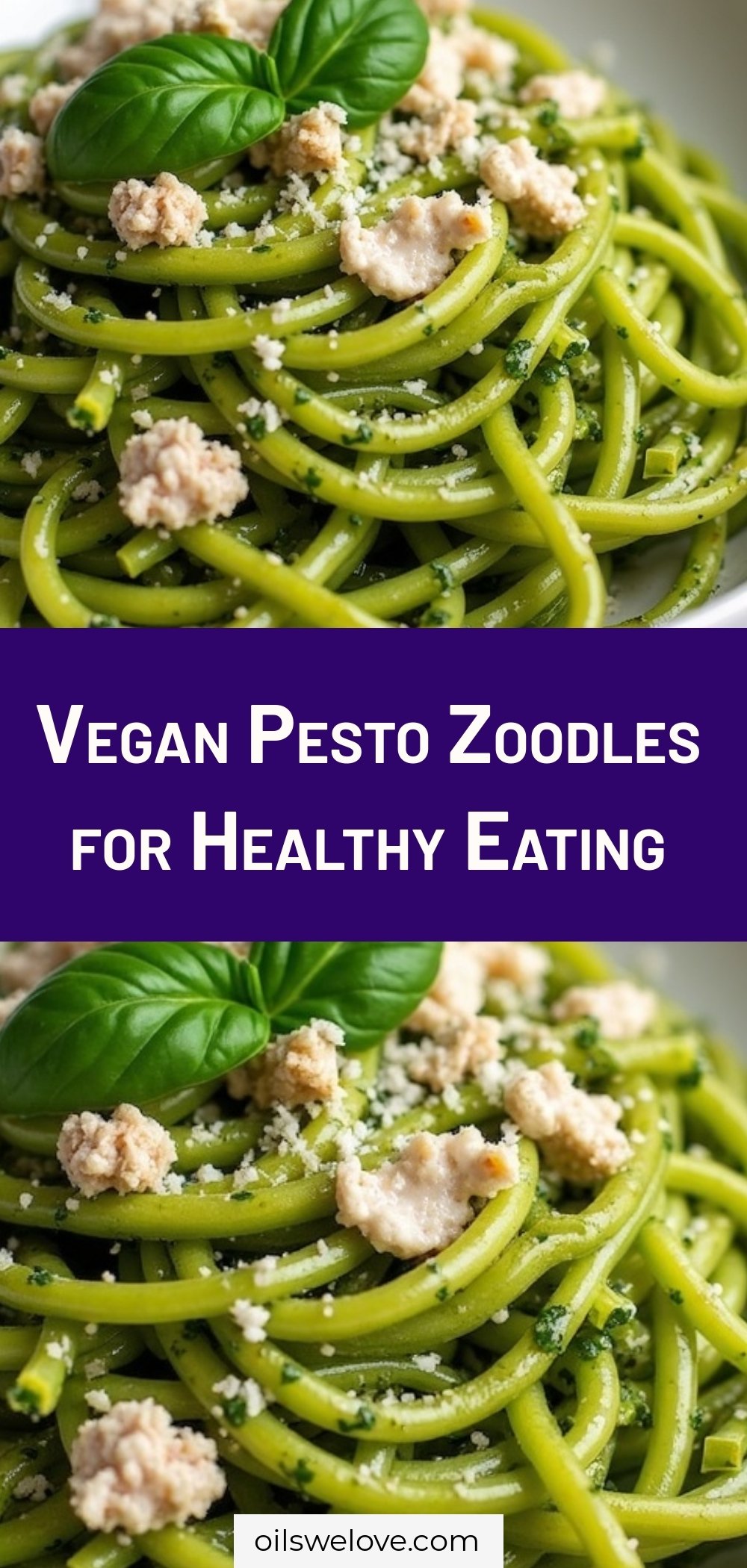 Vegan Pesto Zoodles for Healthy Eating
