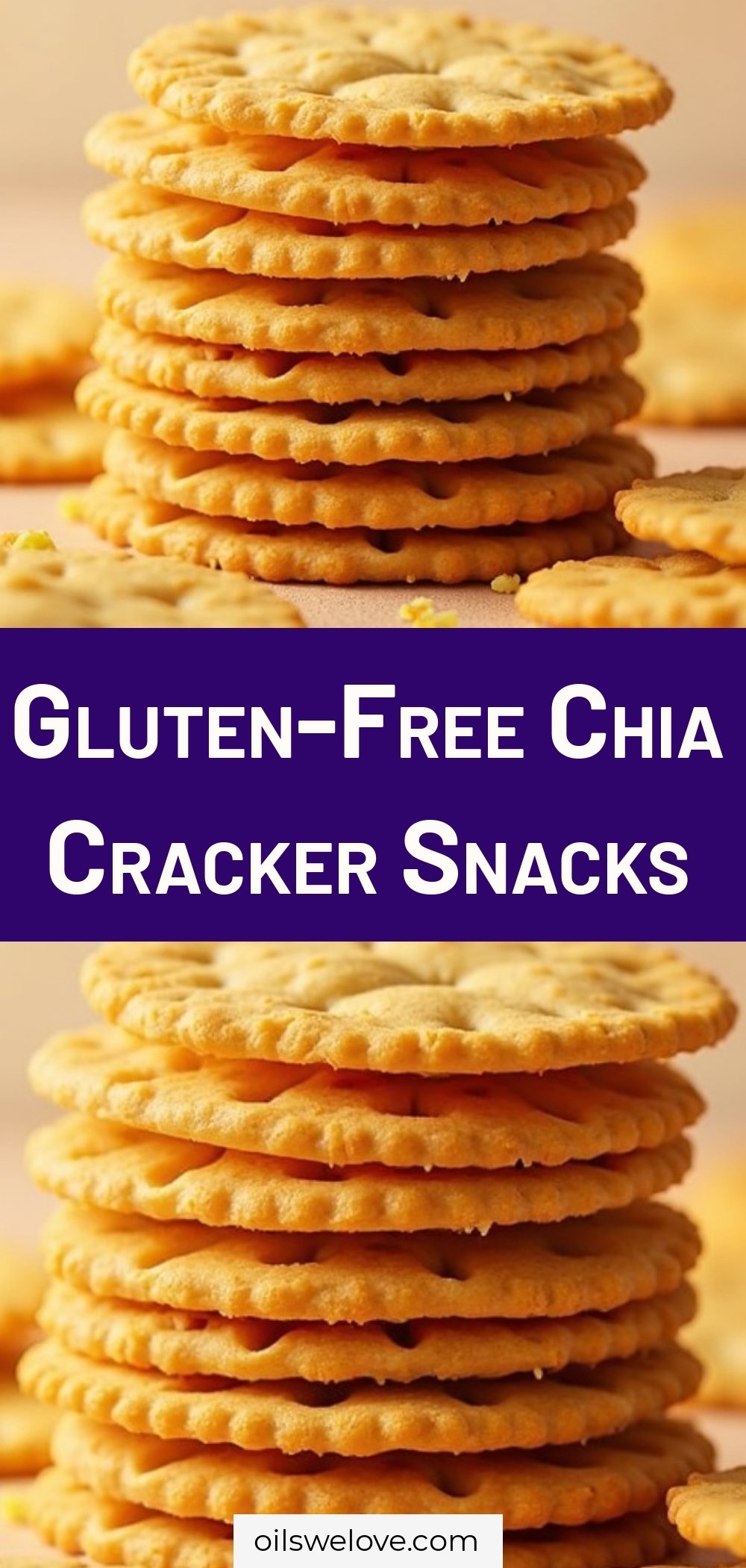 Gluten-Free Chia Cracker Snacks