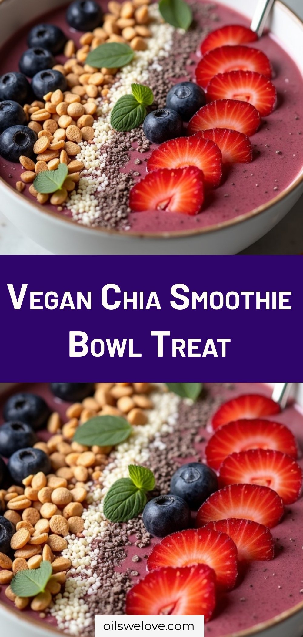 Vegan Chia Smoothie Bowl Treat