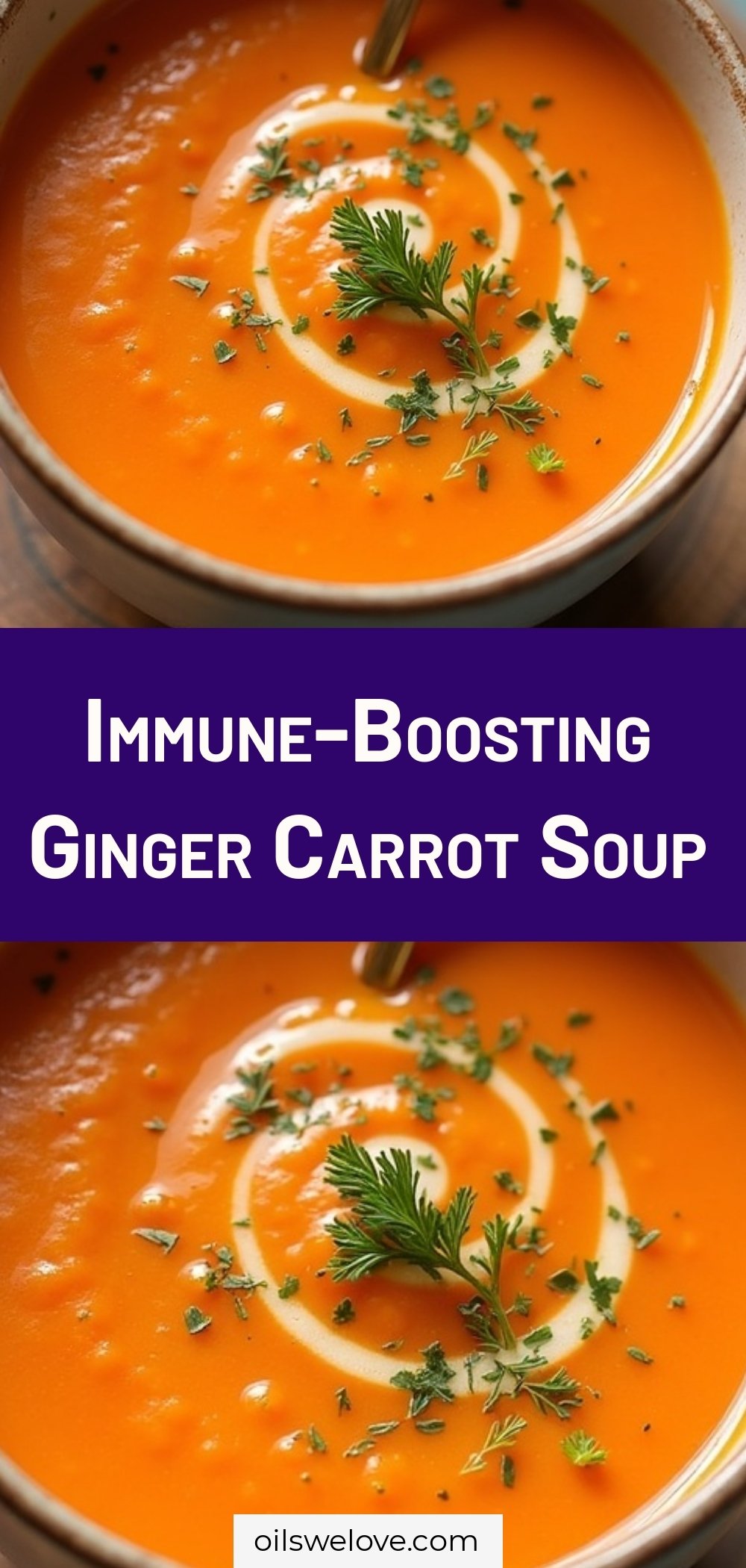 Immune-Boosting Ginger Carrot Soup