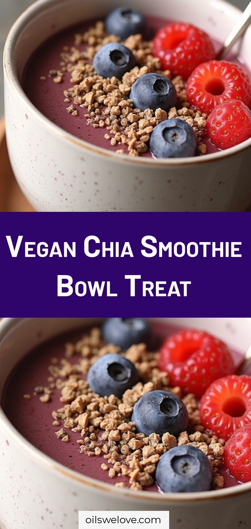 Vegan Chia Smoothie Bowl Treat