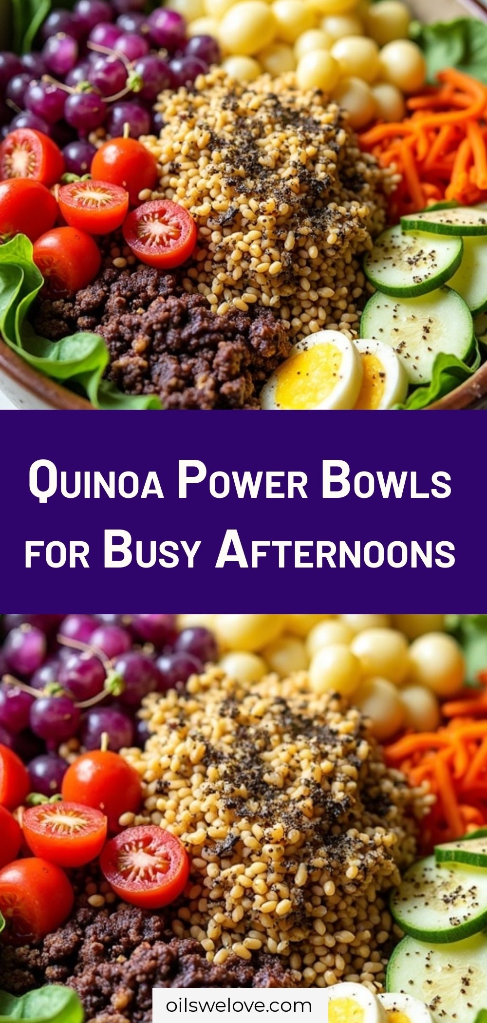 Quinoa Power Bowls for Busy Afternoons