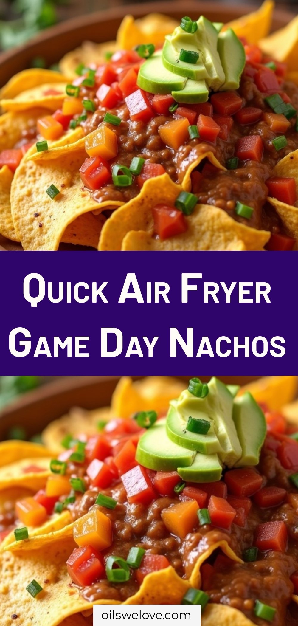 Quick Air Fryer Game Day Nachos