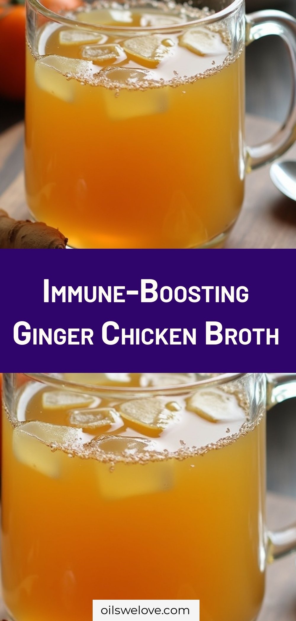 Immune-Boosting Ginger Chicken Broth