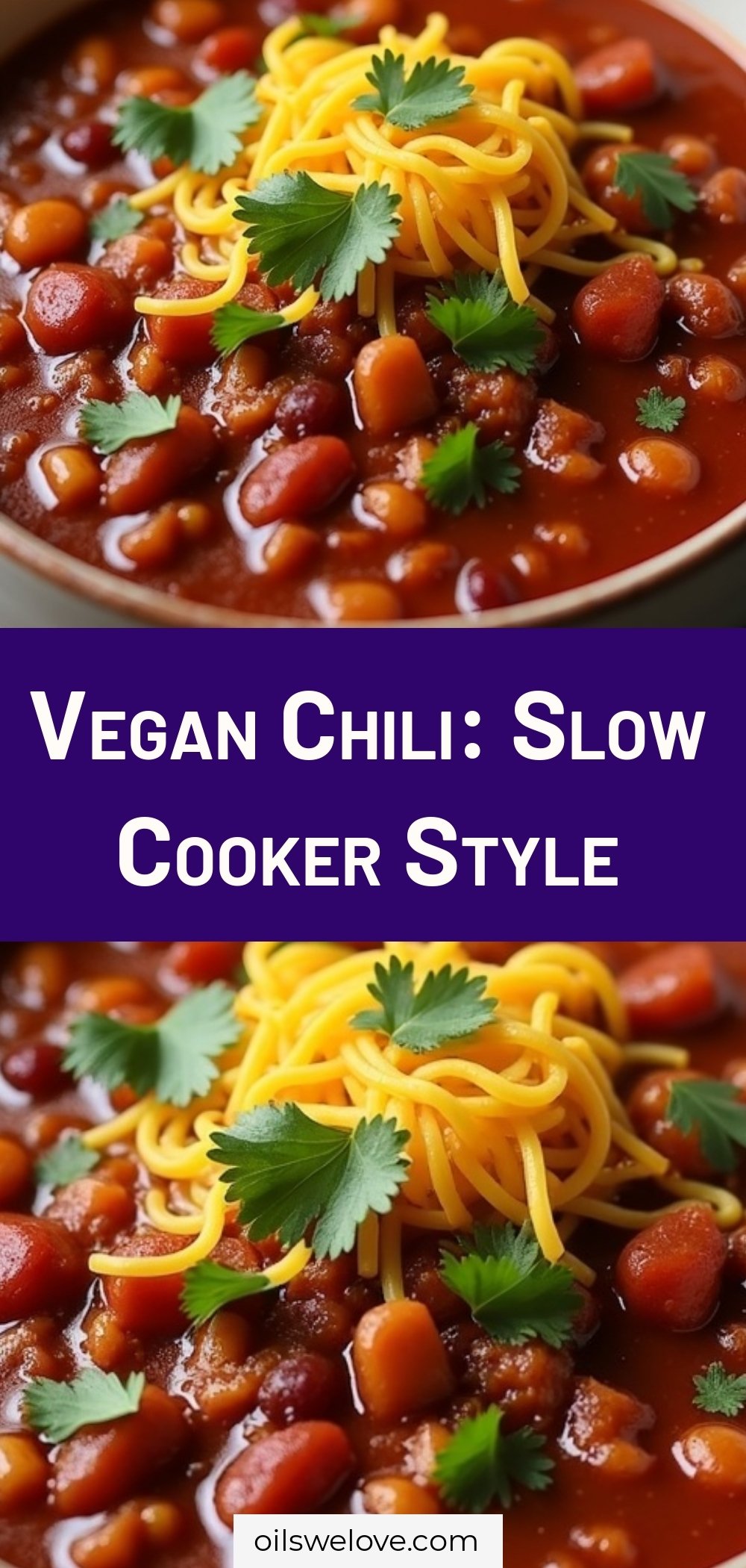 Vegan Chili: Slow Cooker Style