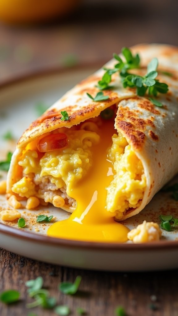 5-Minute Egg Breakfast Burrito