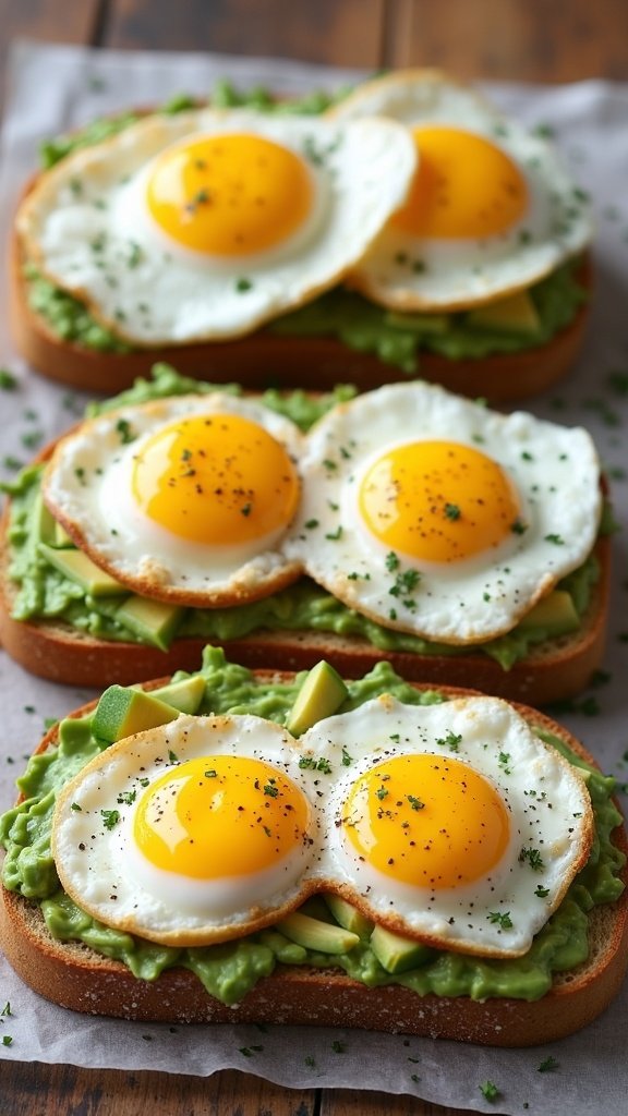 Avocado and Egg Toast Variations
