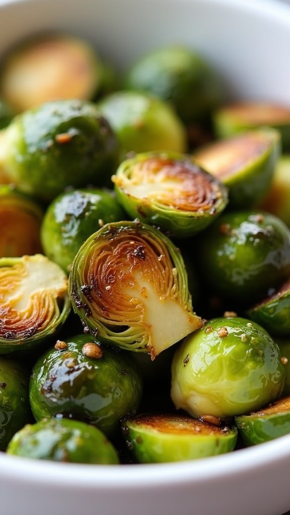 Balsamic Honey Brussels Sprouts