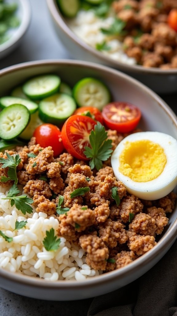 Brown Rice Bowls for Weight Loss