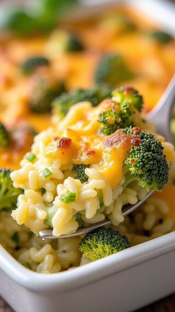 Cheesy Broccoli Rice Casserole