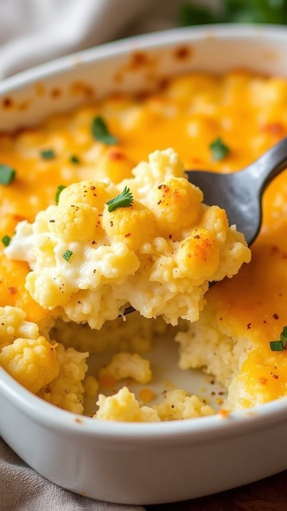 Cheesy Cauliflower Bake for Comfort Food