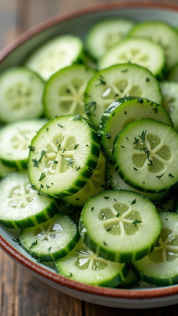 Chilled Cucumber Dill Salad