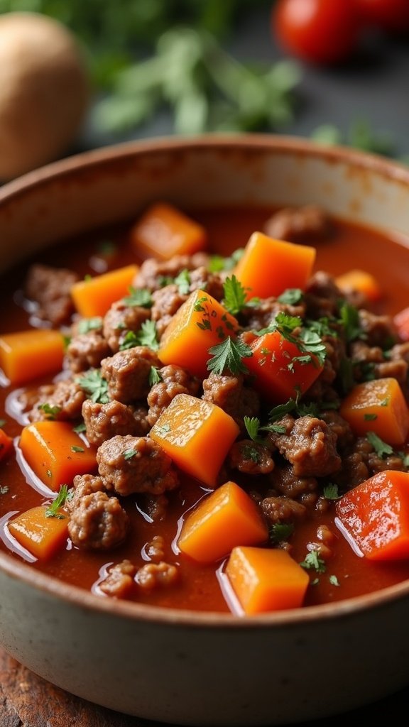 Comforting Ground Beef Stew