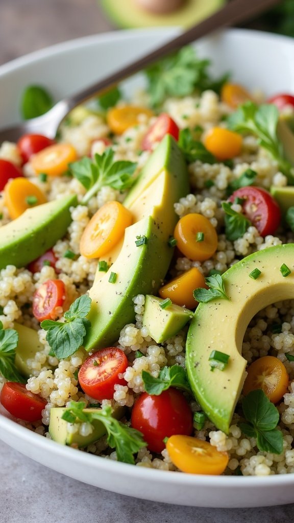 Creamy Avocado Quinoa Salad