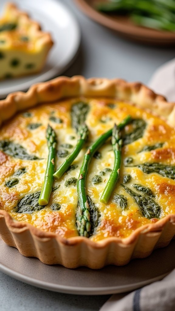 Easy Asparagus Quiche Recipe