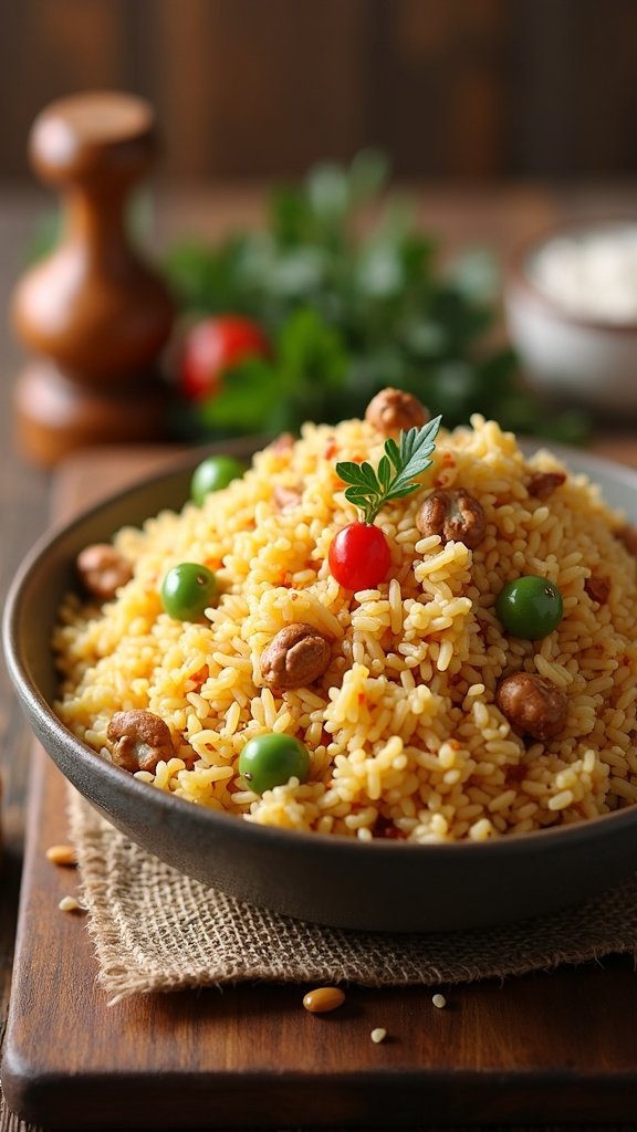 Festive Rice Pilaf with Nuts