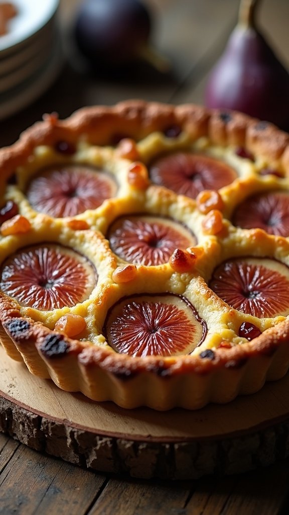 Fig and Walnut Clafoutis