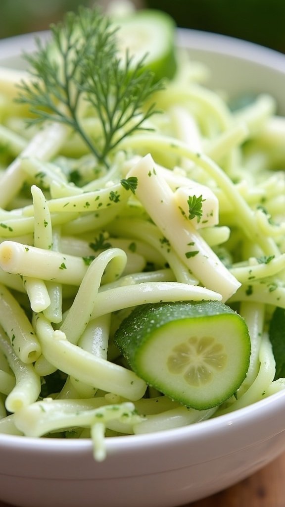 Fresh Cucumber Dill Slaw