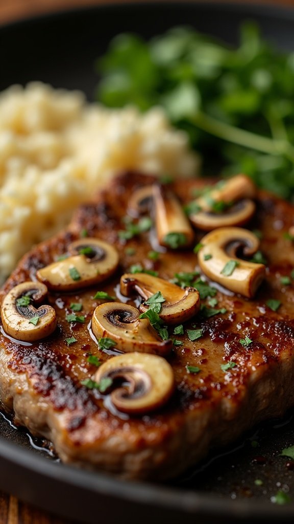 Garlic Butter Mushrooms for Steak Night