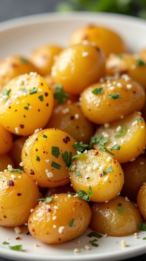 Garlic Parmesan Roasted Potatoes