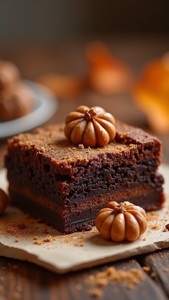 Hazelnut Brownie Fall Treat