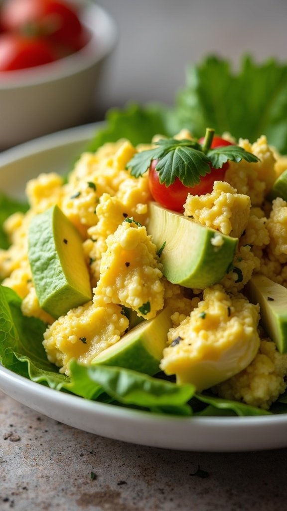 Healthy Avocado Egg Salad