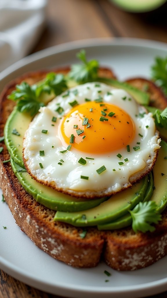 Healthy Avocado and Egg Toast
