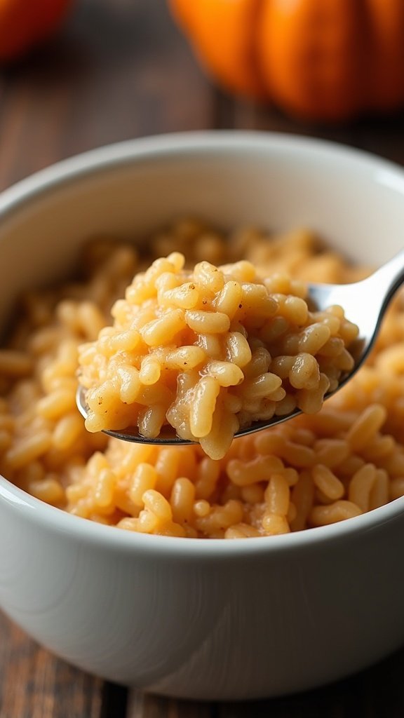 Heartwarming Pumpkin Spice Rice Pudding