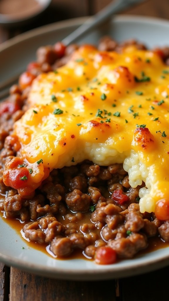Hearty Ground Beef Shepherd's Pie