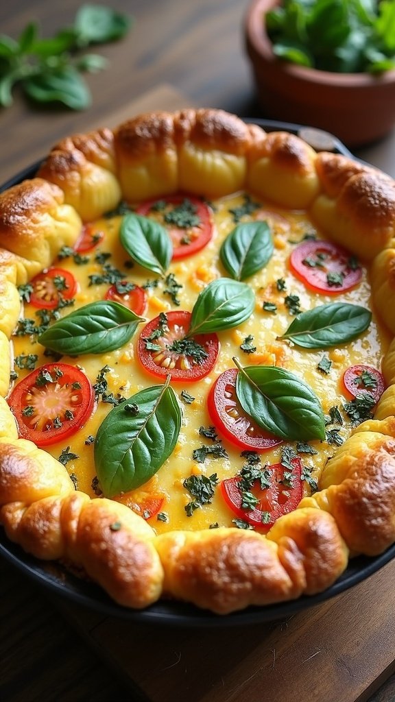 Herb-Infused Mediterranean Quiche