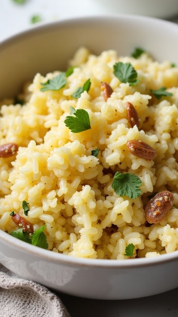 Herbed Cauliflower Rice Pilaf