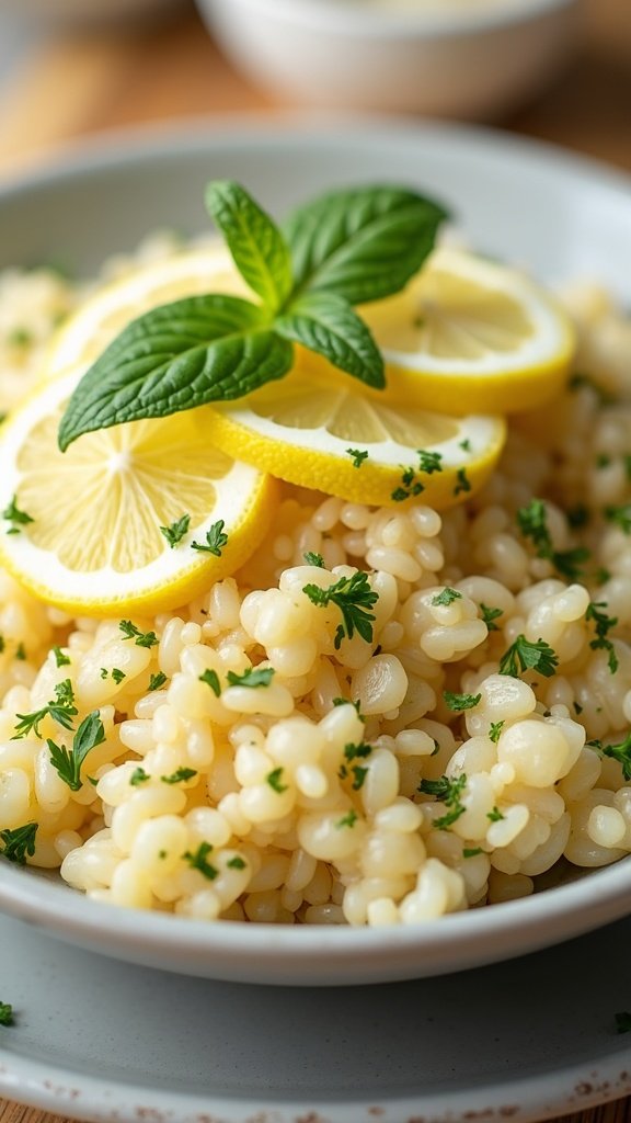 Herbed Lemon Rice for Summer Picnics