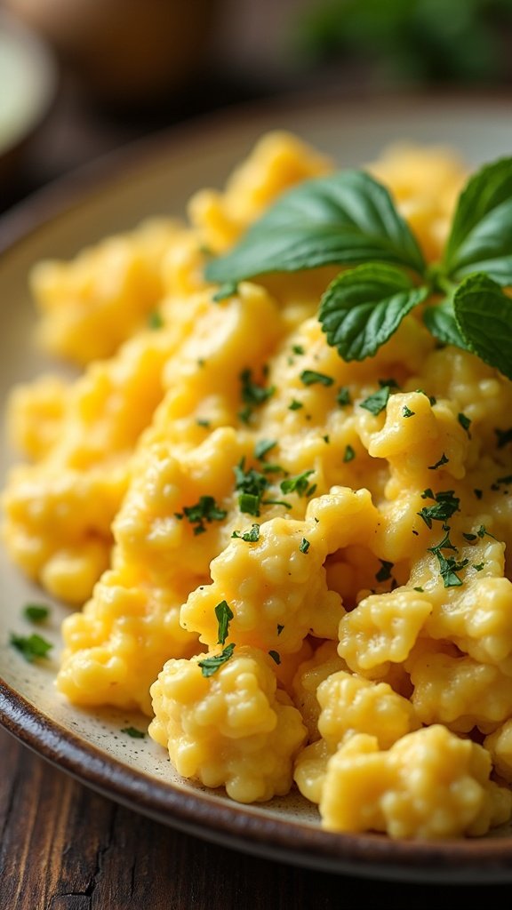 Herbed Scrambled Eggs Delight