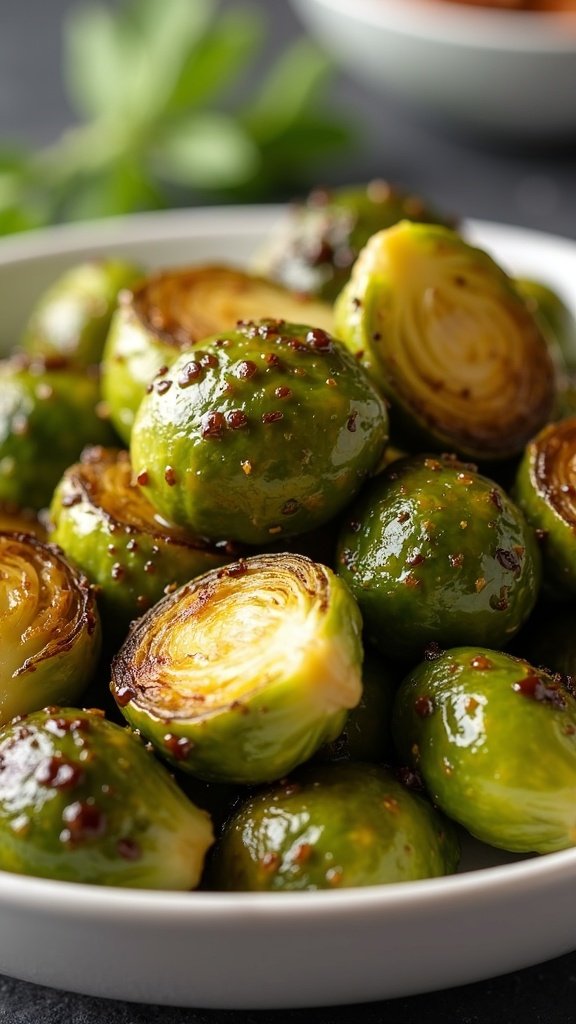 Honey Dijon Brussels Sprouts
