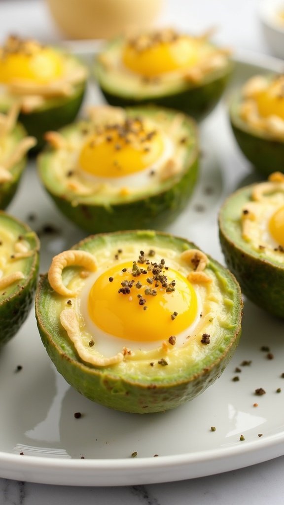 Keto Avocado Egg Cups