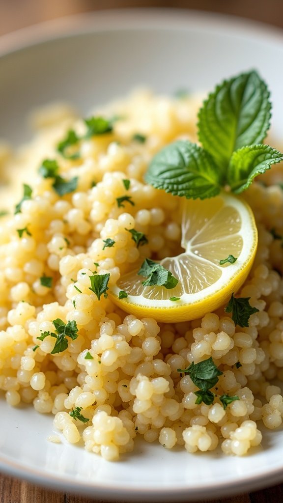 Lemon Herb Couscous: Light Summer Side