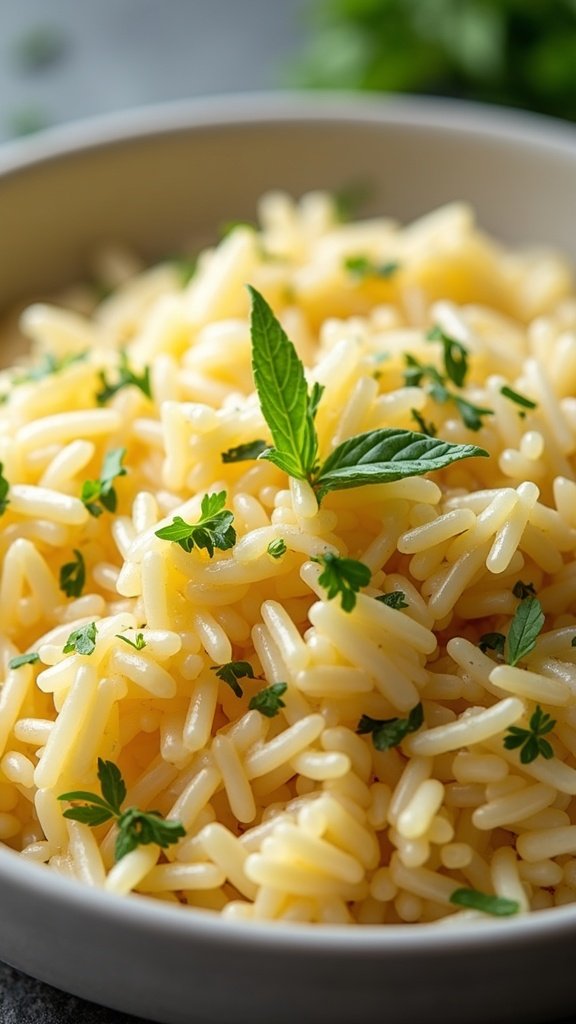 Lemon Herb Rice for Summer