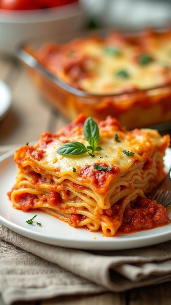 Low-Carb Spaghetti Squash Lasagna