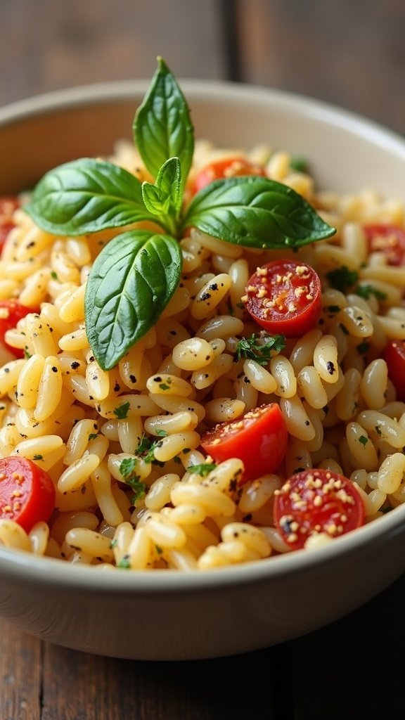 Mediterranean Orzo for Healthy Sides