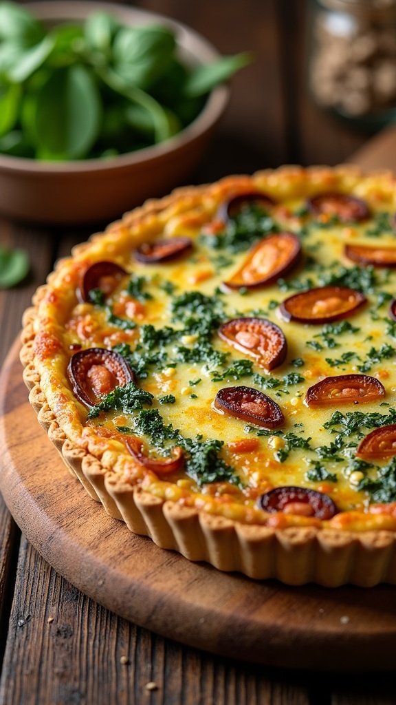 Mediterranean Veggie Quiche Feast